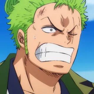 🐉 Zoro One Piece Аниме, Ван Пис, Зоро, Ророноа Зоро, Пират, Мечник telegram sticker