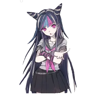 😎 Ibuki Mioda Danganronpa Ibuki Mioda, Danganronpa, Anime, Manga, Schuluniform, Charakter, Videospiel whatsapp sticker