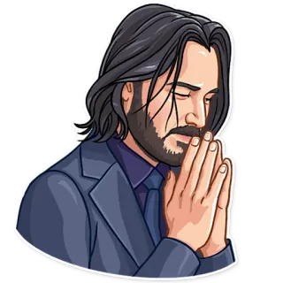 Keanu Reeves telegram stickers