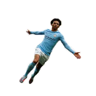 👐 Leroy Sané football, joueur de foot, athlète, Manchester City, Leroy Sané telegram sticker