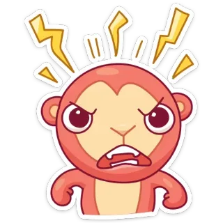 Monkey Gibby (@TgSticker) telegram stickers