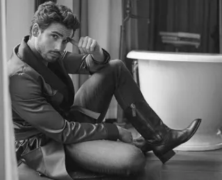▪️ homme, portrait, mannequin homme, mode, assis telegram sticker