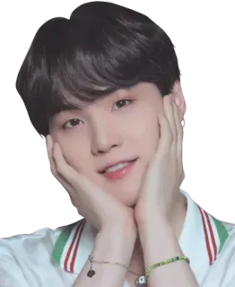 🤗 Suga kpop, suga, bts, idol, singer, cute, portrait telegram sticker