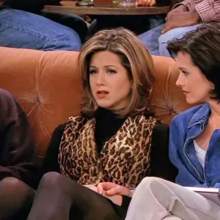 😒 Rachel Green Friends Rachel Green, Friends, Sitcom, Années 90, Série TV, Personnage, Jennifer Aniston whatsapp sticker