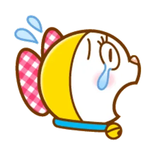 🐶 การ์ตูน, ร้องไห้, เศร้า, น้ำตา, อารมณ์, สติกเกอร์ telegram sticker