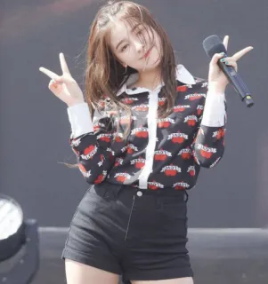 ✌️ Nancy kpop, nancy, idol, penyanyi, korea, cewek whatsapp sticker