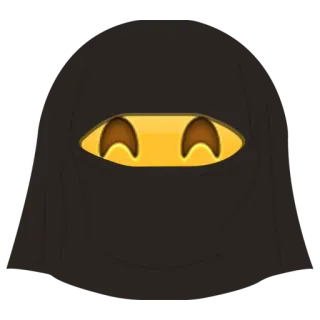 😋 Emoji, Véu, Olhos, Rosto telegram sticker