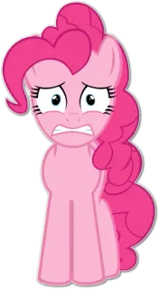 😥 Pinkie Pie My Little Pony Pony, Cartoon, Rosa, Pferd, Animiert telegram sticker