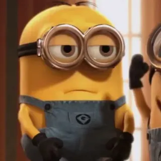 🍌 Minion Despicable Me Minion, Despicable Me, Kartun, Kuning, Karakter, Lucu telegram sticker
