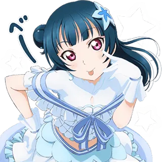 😛 ペロペロ Anime, Cartoon, Schattig, Meisje, Personage, Japans, Vrolijk telegram sticker