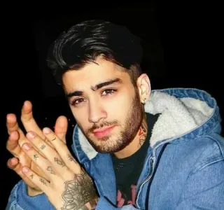👑 Zayn Malik Zayn Malik, Sänger, Promi, Person, Tattoo, Porträt telegram sticker