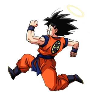 🏃 Goku Dragon Ball Goku, Dragon Ball, Anime, Cartone animato, Combattente, Supereroe telegram sticker