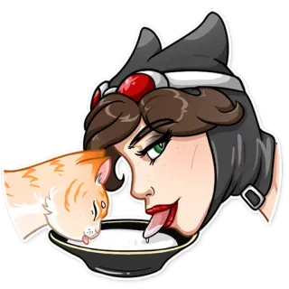 😛 Catwoman catwoman, dc comics, comic, katze, lecken telegram sticker