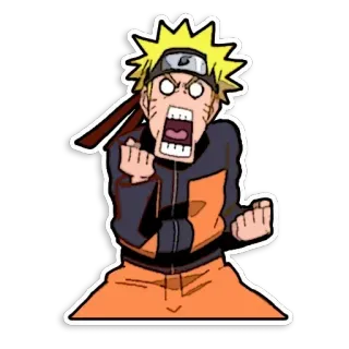 😡 Naruto Anime, Manga, Ninja, Cartoni animati, Naruto Uzumaki telegram sticker