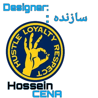 👊 John Cena HUSTLE LOYALTY RESPECT Lucha libre, John Cena, WWE, Esfuerzo, Lealtad, Respeto telegram sticker