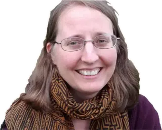 🤓 woman, portrait, smiling, scarf, person, glasses whatsapp sticker