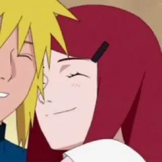 😍 Minato Namikaze, Kushina Uzumaki Naruto Аниме, Наруто, Мультфильм, Минато, Кушина telegram sticker