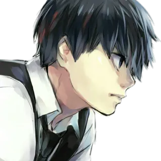 😔 애니메이션, 만화, 캐릭터, 소년, 미술, 그림 telegram sticker