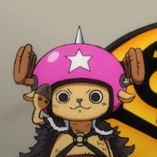 😊 Tony Tony Chopper One Piece Animé, Renne, Docteur, Mignon, Kawaii telegram sticker