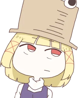 🙄 Anime, Karakter, Topi, Mengantuk, Lucu telegram sticker