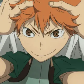 🌱 Hinata Shoyo Haikyuu Anime, Haikyuu, Hinata Shoyo, Vôlei, Desenho animado, Esportes telegram sticker