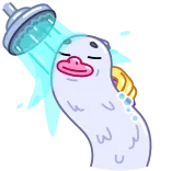 🧖‍♂️ 만화, 샤워, 세탁, 목욕, 거품, 청결 telegram sticker