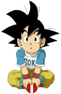 🙄 Goku Dragon Ball GOK 애니메이션, 만화, 어린이, 어린이, 소년 telegram sticker