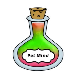 🍹 Pet Mind potion, magic, spell, fantasy, pet mind, elixir telegram sticker