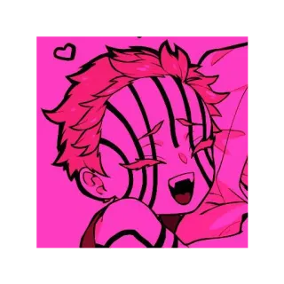 😊 Akaza Demon Slayer Аниме, Демон, Клинок, рассекающий демонов, Аказа telegram sticker
