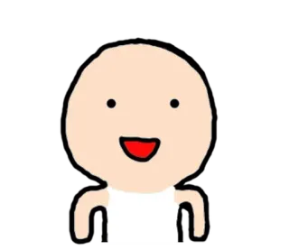 ⚪️ dessin, personnage, figure, cartoon, art, illustration whatsapp sticker