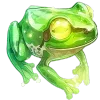 НейроЗелёный 💚 @cute_enot_art telegram emojis 🐸