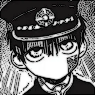 🔭 Hanako Toilet-bound Hanako-kun Anime, Manga, Hanako-kun, Surnaturel, École, Fantôme, Personnage telegram sticker