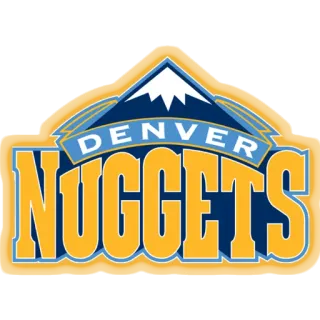 ↪ DENVER NUGGETS Denver Nuggets, Basquetebol, Equipe esportiva, NBA, Logo telegram sticker