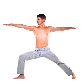 😁 yoga, man, exercise, pose, fitness telegram sticker