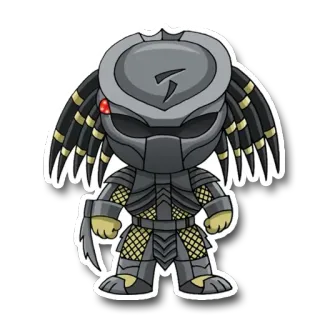 👽 Predator Predator, Obcy, Łowca, Postać filmowa, Science fiction, Film telegram sticker