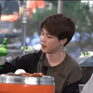 🍾 OK 접수 drinking, food, soju, korean telegram sticker