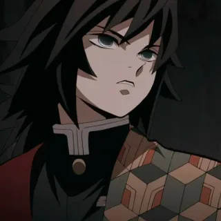 🙁 Giyu Tomioka Demon Slayer Anime, Manga, Demon Slayer, Giyu, Hashira telegram sticker