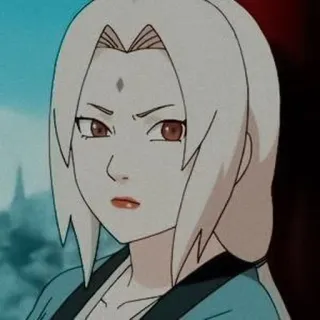 🥋 Tsunade Naruto anime, medical ninja, hokage, ninja, woman telegram sticker