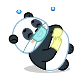 Panda Emic telegram stickers