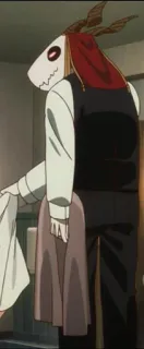 😉 Elias Ainsworth The Ancient Magus' Bride Anime, Monster, Schedel, Magus, Elias Ainsworth, The Ancient Magus' Bride telegram sticker