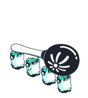 👽 süß, kawaii, Geist, Tiere telegram sticker
