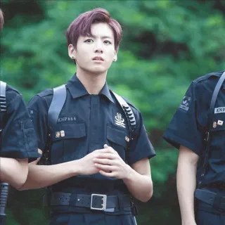 ✨ Jungkook Kpop, Idol, Police telegram sticker