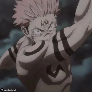 👻 Sukuna Jujutsu Kaisen 动漫, 漫画, 咒术回战, 宿傩, 咒灵, 两面宿傩 telegram sticker