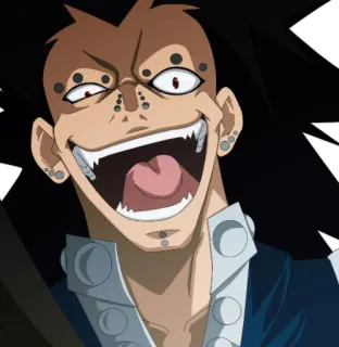 😈 Anime, Karakter, Ekspresi, Manga telegram sticker