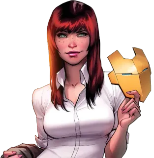 😊 Mary Jane Watson marvel, comics, spiderman, mary jane, mj, redhead telegram sticker