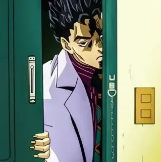 ☠ Yoshikage Kira JoJo's Bizarre Adventure Anime, Personnage, Jojo, Kira, Yoshikage Kira telegram sticker