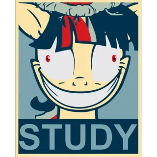 😁 STUDY study, motivation, meme, character, funny telegram sticker