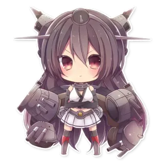 😊 anime, military, ship, chibi, warship, cute telegram sticker