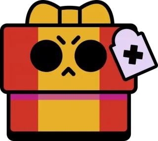 🎁 video game, brawl stars, skin, nutcracker gale, box, angry telegram sticker