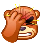 Bear Emoji (@TgSticker) telegram stickers